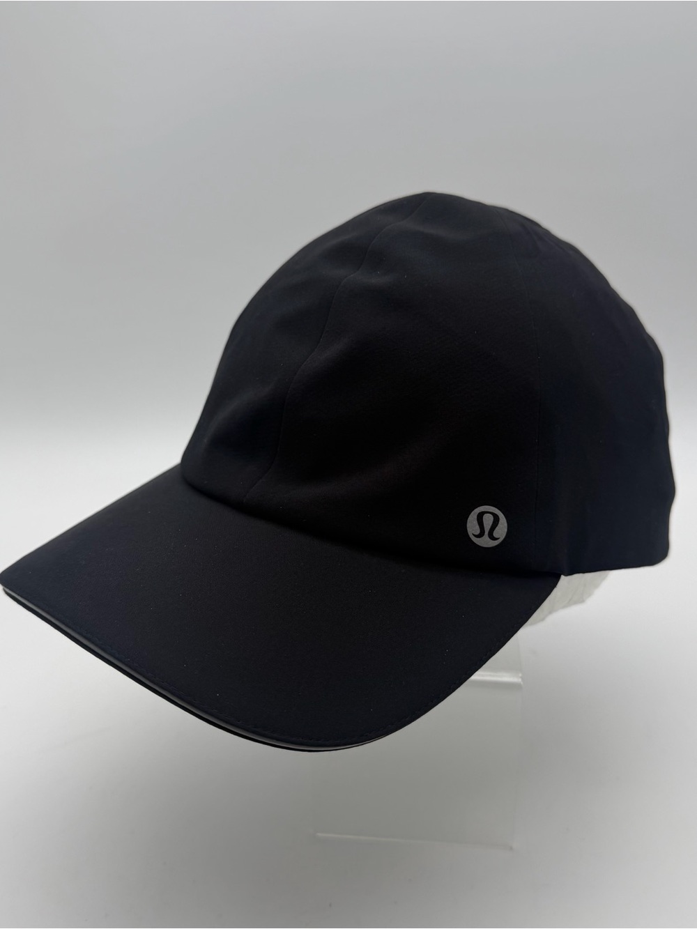 Lululemon Fast and Free Black Running Hat Cap Strapback Athletic Reflective Gym